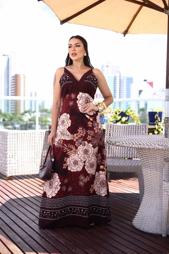 VESTIDO LONGO REF: 8207